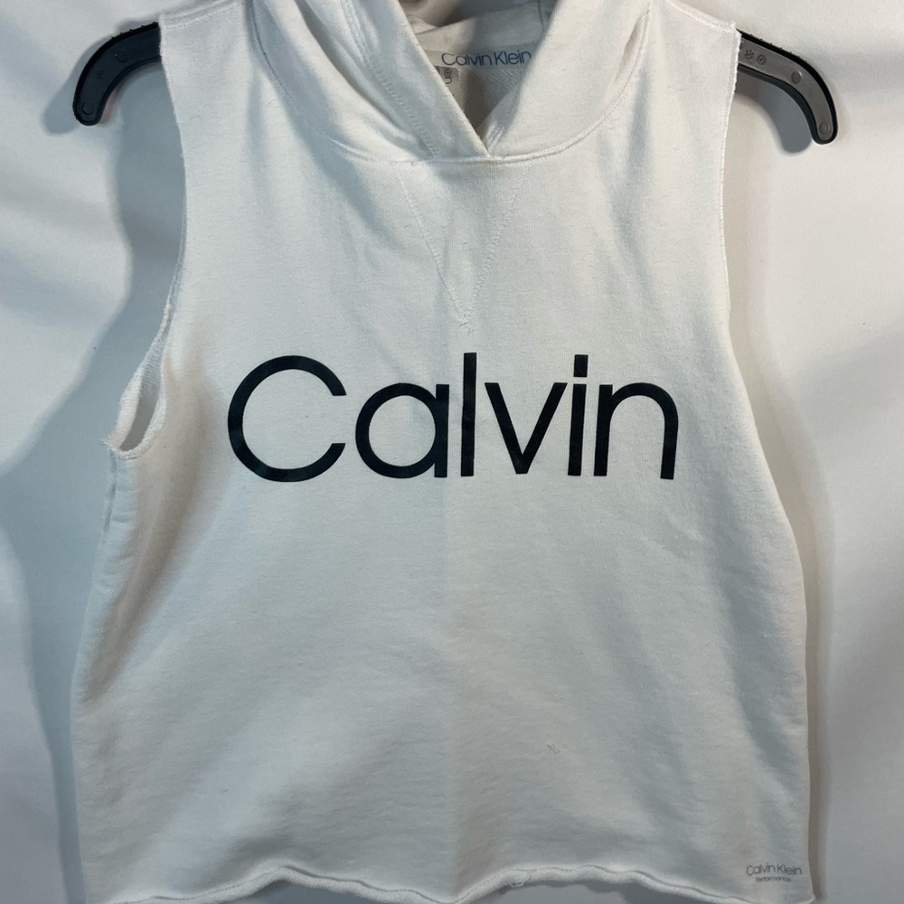 Calvin klein hooded tank top